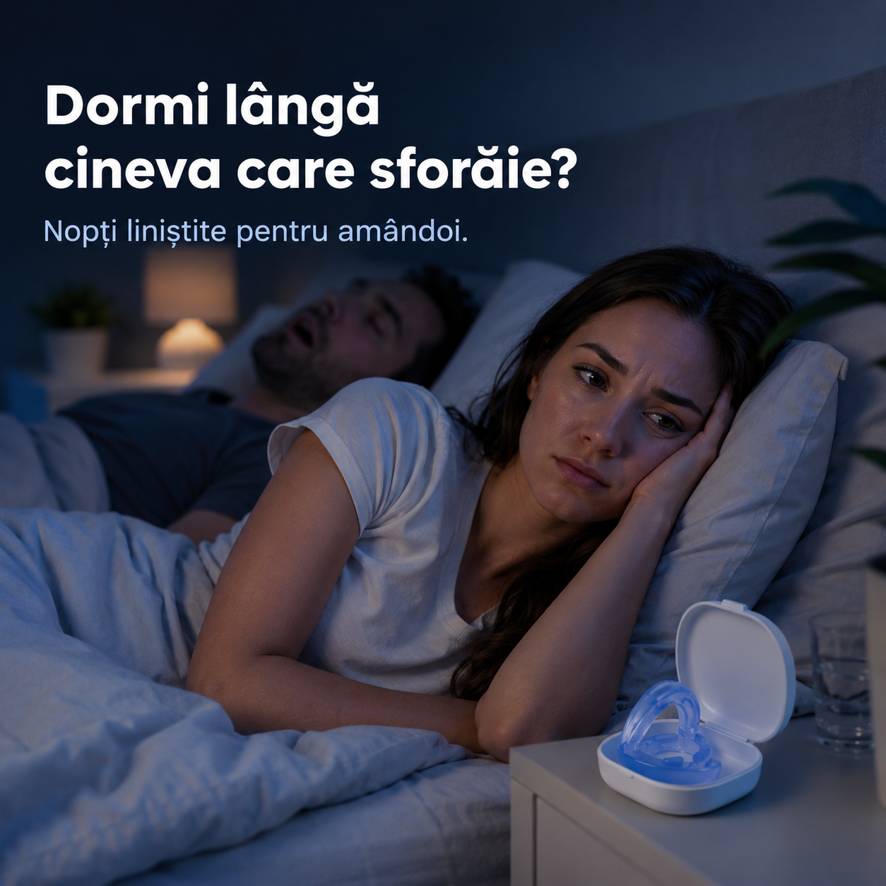 AntiSforăit Pro™ - Pentru cei care s-au săurat de nopți întrerupte